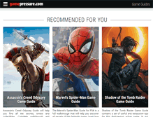 Tablet Screenshot of guides.gamepressure.com