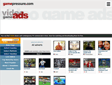 Tablet Screenshot of gameads.gamepressure.com